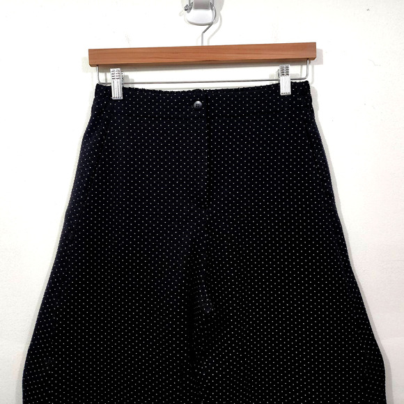 Ruti Scuba Essential Top & Wide-ish Pant Black White Polka Dot Lounge Set SZ 4/6 - Picture 11 of 16